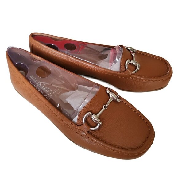 Aerosoles Tan Leather Loafers, Ladies Brown Loafers NIB - Picture 1 of 3